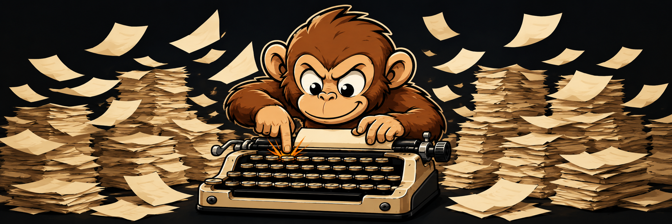 The monkey and his pages